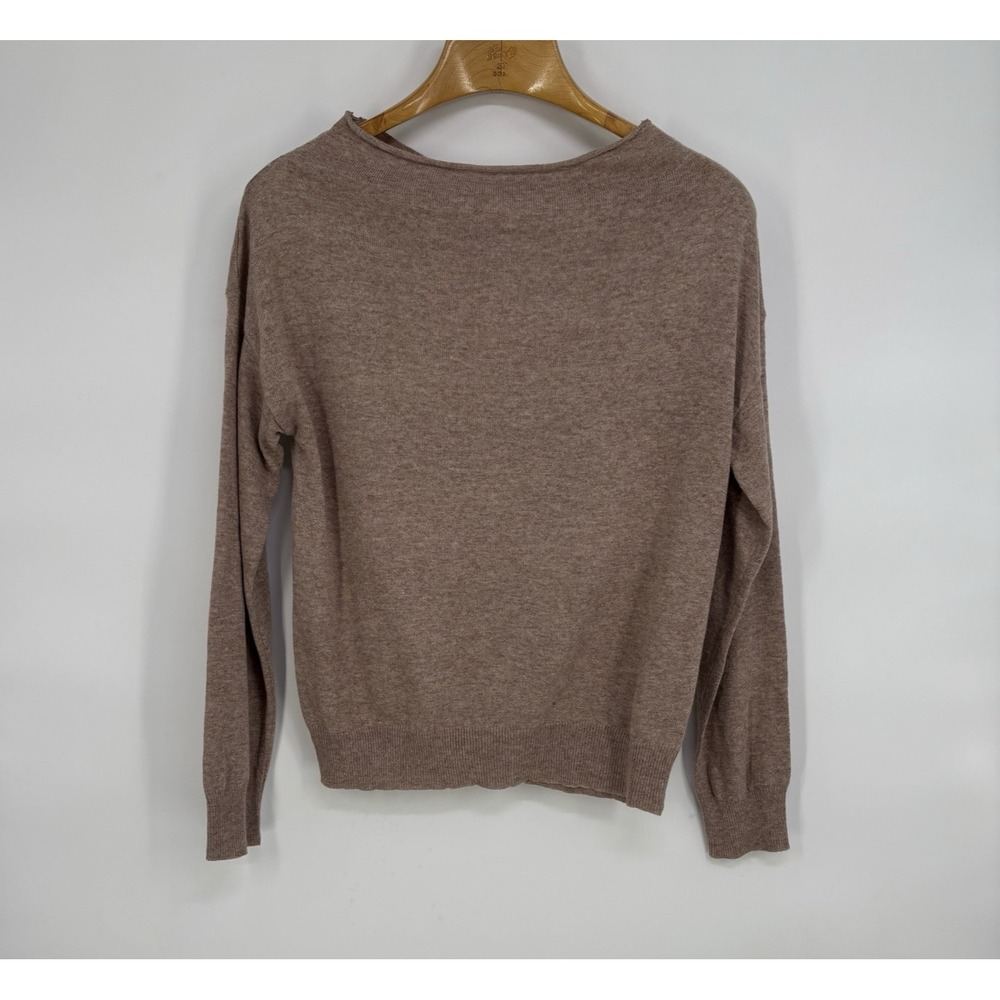 Fate Womens Roll Neck Sweater Medium Taupe Viscose Angora Minimal  Capsule‎